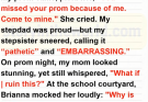 I Took My Mom to Prom Because She Missed Hers Raising Me – My Stepsister Humiliated Her, so I Gave Her a Lesson She’ll Remember Forever