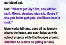 Our Dad Asked the Whole Family to Buy Mom Kitchen Utensils for Christmas as She’s a ‘Horrible Cook’ — We Decided to Outplay Him