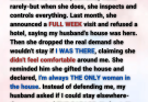 My Husband Told Me to Stay in the Garage While His Mother Visited Because She ‘Didn’t Feel Comfortable’ Around Me – I Agreed, but on One Condition