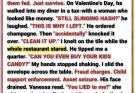 On Valentine’s Day, My Ex Brought His New Girlfriend to the Restaurant Where I Work – After He Mocked My Apron, I Handed Him an Envelope