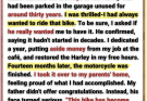 My Father Took Back the Motorcycle He Gifted Me after I Restored It, So I Got My Revenge