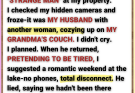 My Husband Took His Female Colleague to My Inherited Lake House for ‘Business Trips’ — But He Had No Idea I’d Already Installed Cameras