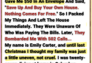 My Parents Gave My Sister a House for Christmas and Me $50—Then They Realized I’d Been Paying Every Bill