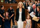 My sister stood in court with a smug smile and declared, “Finally, your house is mine.” My parents applauded, proudly watching their golden child claim what they thought was the last thing I owned. I said nothing. Then the judge reviewed the documents, raised an eyebrow, and said, “One of the 12 properties, I see”. In an instant, their smile disappeared.