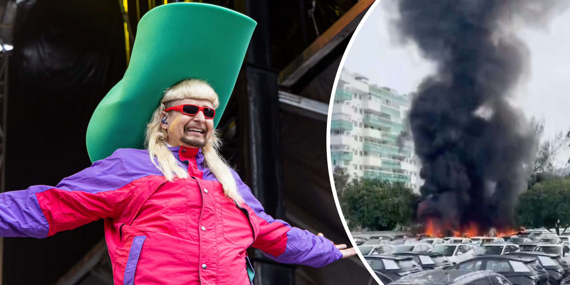 Oliver Tree | Fatal helicopter collision over Rio de Janeiro, Brazil | Source: Getty Images | x/Breaking911